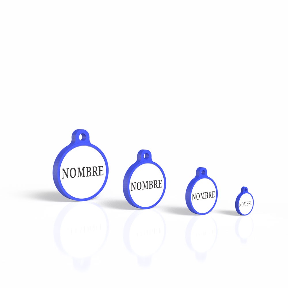 Chapita Guau! con forma redondita azul eléctrico 4 Mira Que Guau! chapita-para-perros-forma-redonda-azul-electrico-tamanos