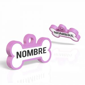 Inicio 40 Mira Que Guau! chapita-para-perros-huesito-rosa-chicle-principall