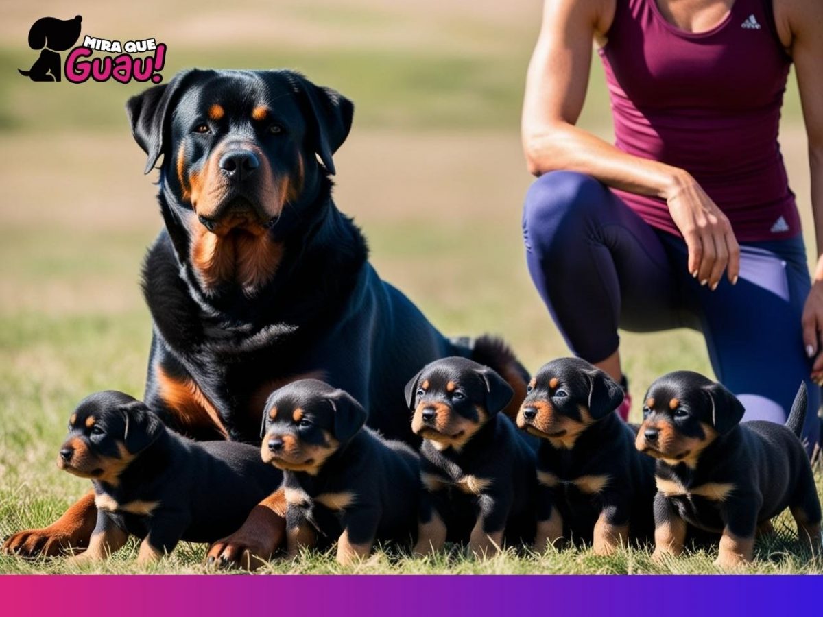 Fuerza y Lealtad: Descubre al Poderoso Rottweiler 1 Mira Que Guau! El Rottweiler tiene sus raíces en la antigua Roma, donde fue criado como un perro de trabajo para conducir ganado y proteger a los soldados. Más tarde, en la ciudad alemana de Rottweil, esta raza se convirtió en un perro esencial para los carniceros, ayudando a transportar carne y proteger sus bienes.